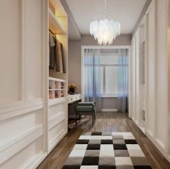 Kjøkkenbelysning Tak|Takpendler>Aneta Lighting Adriana takpendel 43 cm Sølv / Frostet