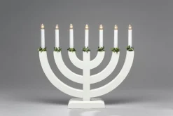 Adventsstaker>Konstsmide Adventsstake 7 armet - Hvit