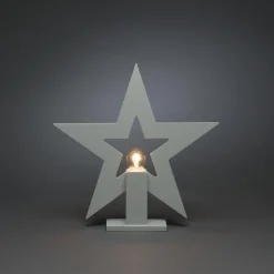 Adventsstjerner>Konstsmide Adventsstjerne på fot 35 cm