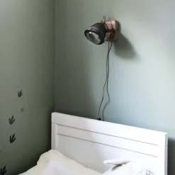 Leselamper>Aneta Lighting Alaska vegglampe metall/ Tre