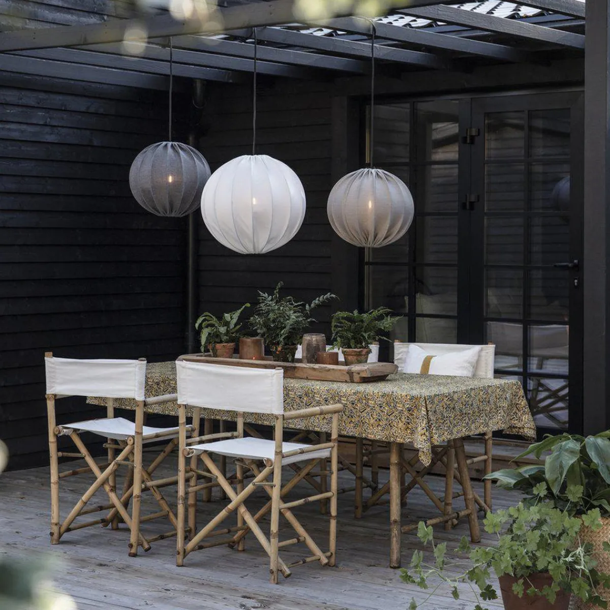 Takpendler Ute>Pr home of Scandinavia Ab Alva utendørs lampeskjerm 50 cm - Offwhite Hvit