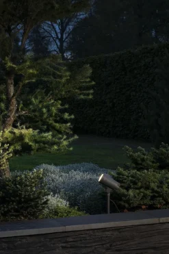 Spot På Spyd>Konstsmide Andria uplight spyd high power 9W IP54 - Antrasitt Grå