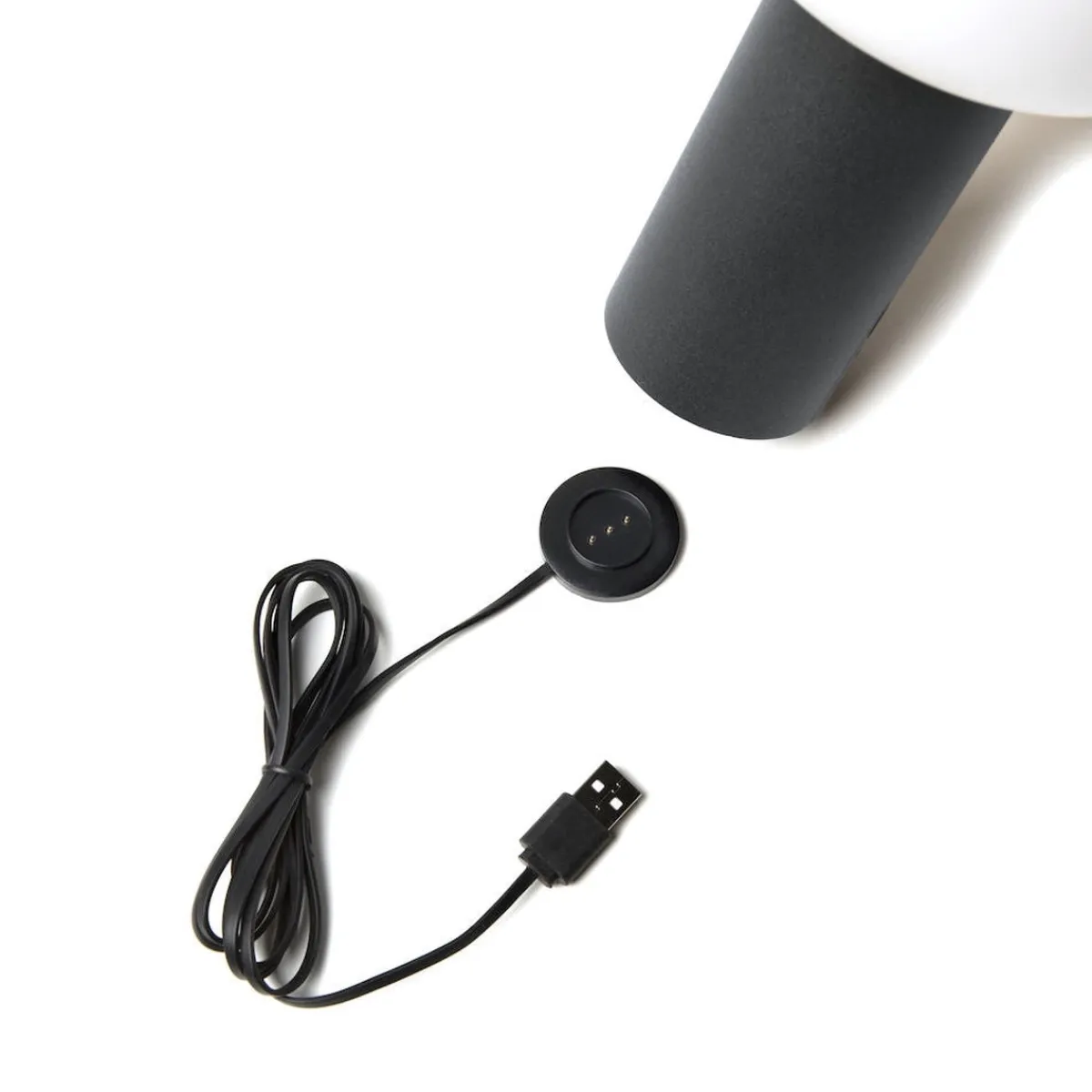 Oppladbare Bordlamper>Konstsmide Antibes oppladbar bordlampe 2700/3000/4000K og RGB IP54 Dimbar - grå Antrasitt