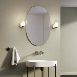 Baderomsbelysning Vegg>Astro Lighting Aquina vegglampe opp eller ned IP44 G9