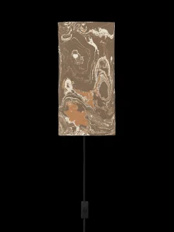 Interiørlamper|Leselamper>Ferm Living Argilla vegglampe - brun marmor