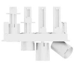 Kjøkkenbelysning Tak|Spotter & Skinner>NorDesign Aria mini flex K4 downlight justerbar 4x5W 3000K RA90 Dimbar - Hvit