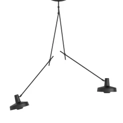 Kjøkkenbelysning Tak|Taklamper / Takplafonder>Grupa Arigato large dobbel taklampe - Svart