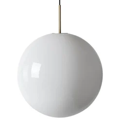 Kjøkkenbelysning Tak|Takpendler>Hadeland Glassverk Arkivlampe 4014 - 50 cm - Hvit - Messing Hvit / Messing