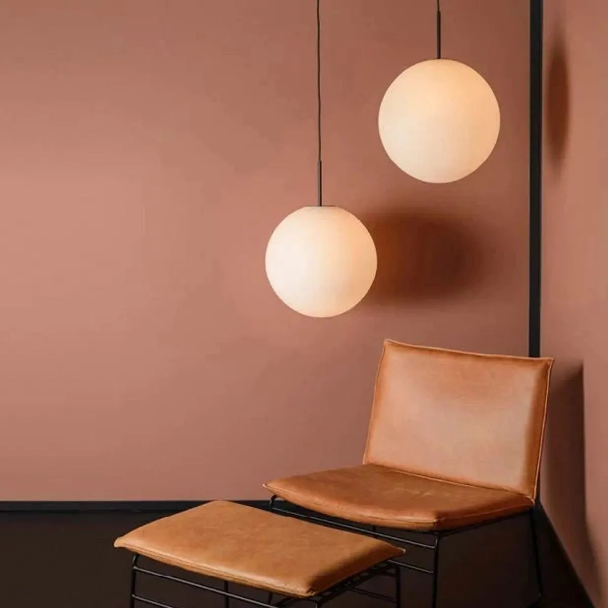 Kjøkkenbelysning Tak|Takpendler>Hadeland Glassverk Arkivlampe 4014 - 50 cm - - Sort Hvit