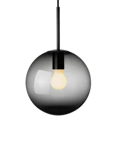 Kjøkkenbelysning Tak|Takpendler>Hadeland Glassverk Arkivlampe 4014 25 cm - - Sort Grå
