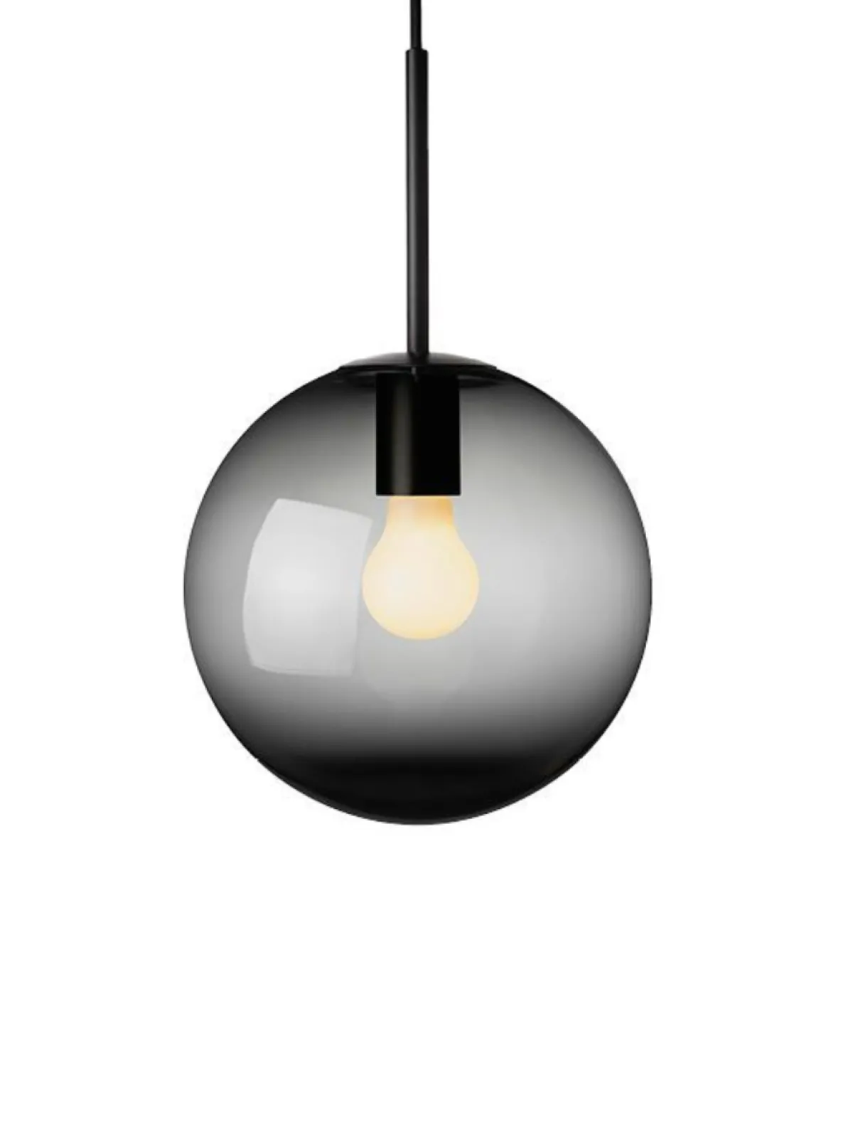 Kjøkkenbelysning Tak|Takpendler>Hadeland Glassverk Arkivlampe 4014 25 cm - - Sort Grå