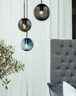 Kjøkkenbelysning Tak|Takpendler>Hadeland Glassverk Arkivlampe 4014 16 cm - - Sort Grå