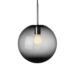 Kjøkkenbelysning Tak|Takpendler>Hadeland Glassverk Arkivlampe 4014 30 cm - Grå - Stål Grå / Stål