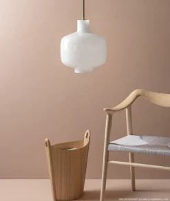 Kjøkkenbelysning Tak|Takpendler>Hadeland Glassverk Arkivlampe 4180 - Large - - Sort Hvit