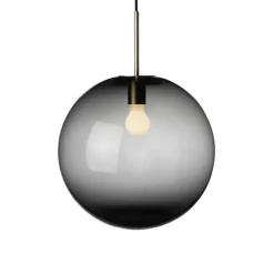 Kjøkkenbelysning Tak|Takpendler>Hadeland Glassverk Arkivlampe 4014 40cm - Grå - Messing Grå / Messing