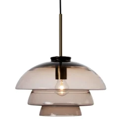 Kjøkkenbelysning Tak|Takpendler>Hadeland Glassverk Arkivlampe 4006 Large - Kakao - Matt Messing Kakao / Matt Messing