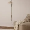 Interiørlamper|Leselamper>Ferm Living Arum vegglampe lang swing - cashmere