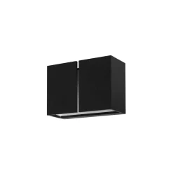 Utelamper Med Opp/Ned Lys>LOOM Design Ask vegglampe opp/ned utendørs 11W 2700K IP65 - Svart