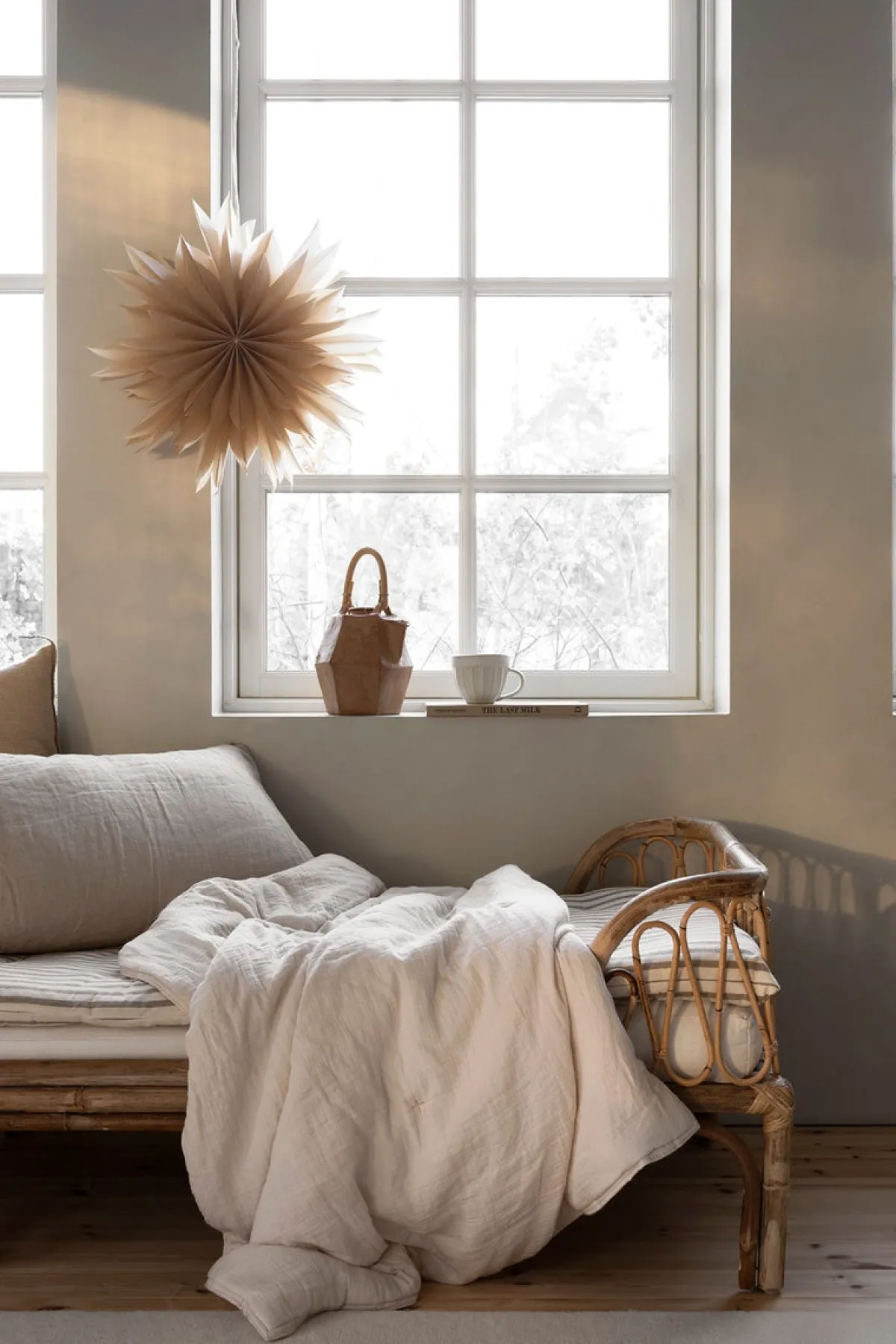 Adventsstjerner>Watt & Veke Athena Julestjerne 50 cm Beige