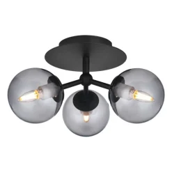 Kjøkkenbelysning Tak|Taklamper / Takplafonder>Halo Designs Atom taklampe trio - farget Røyk