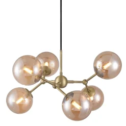 Kjøkkenbelysning Tak|Takpendler>Halo Designs Atom takpendel large - Amber