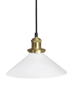 Vinduslamper|Kjøkkenbelysning Tak>Pr home of Scandinavia Ab August Takpendel 25 - Messing/Hvit Messing / Opal