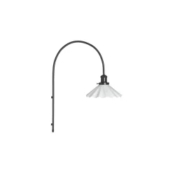 Interiørlamper>Pr home of Scandinavia Ab August vegglampe - med plisse mønster Hvit