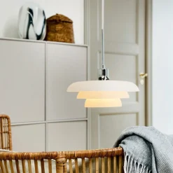 Kjøkkenbelysning Tak|Takpendler>Dyberg Larsen Ava takpendel Ø31 Hvit/krom