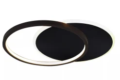 Kjøkkenbelysning Tak|Taklamper / Takplafonder>Lucide Axelle taklampe 24W 2700 Kelvin 3-step dim Svart