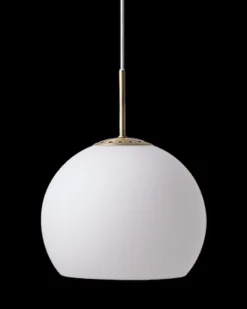 Kjøkkenbelysning Tak|Takpendler>Frandsen Ball takpendel Glass Ø25 cm Hvit