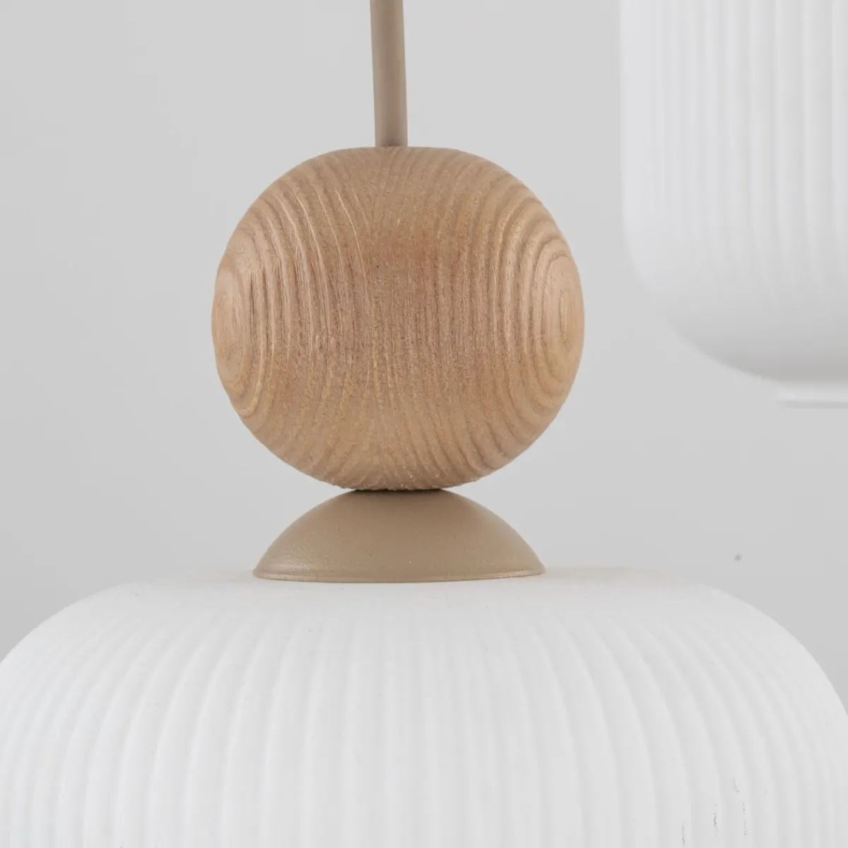 Kjøkkenbelysning Tak|Takpendler>TK Lighting Ballo takpendel 3-lys Hvit / Trefarget