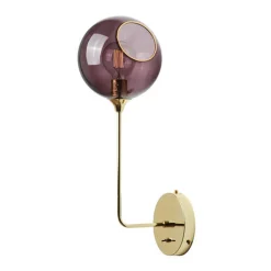 Interiørlamper>Design by Us Ballroom Vegglampe 57 cm - Lilla Messing / Lilla