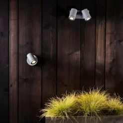 Utelamper Med Opp/Ned Lys>Astro Lighting Bayville enkel spot vegglampe utendørs led - Svart