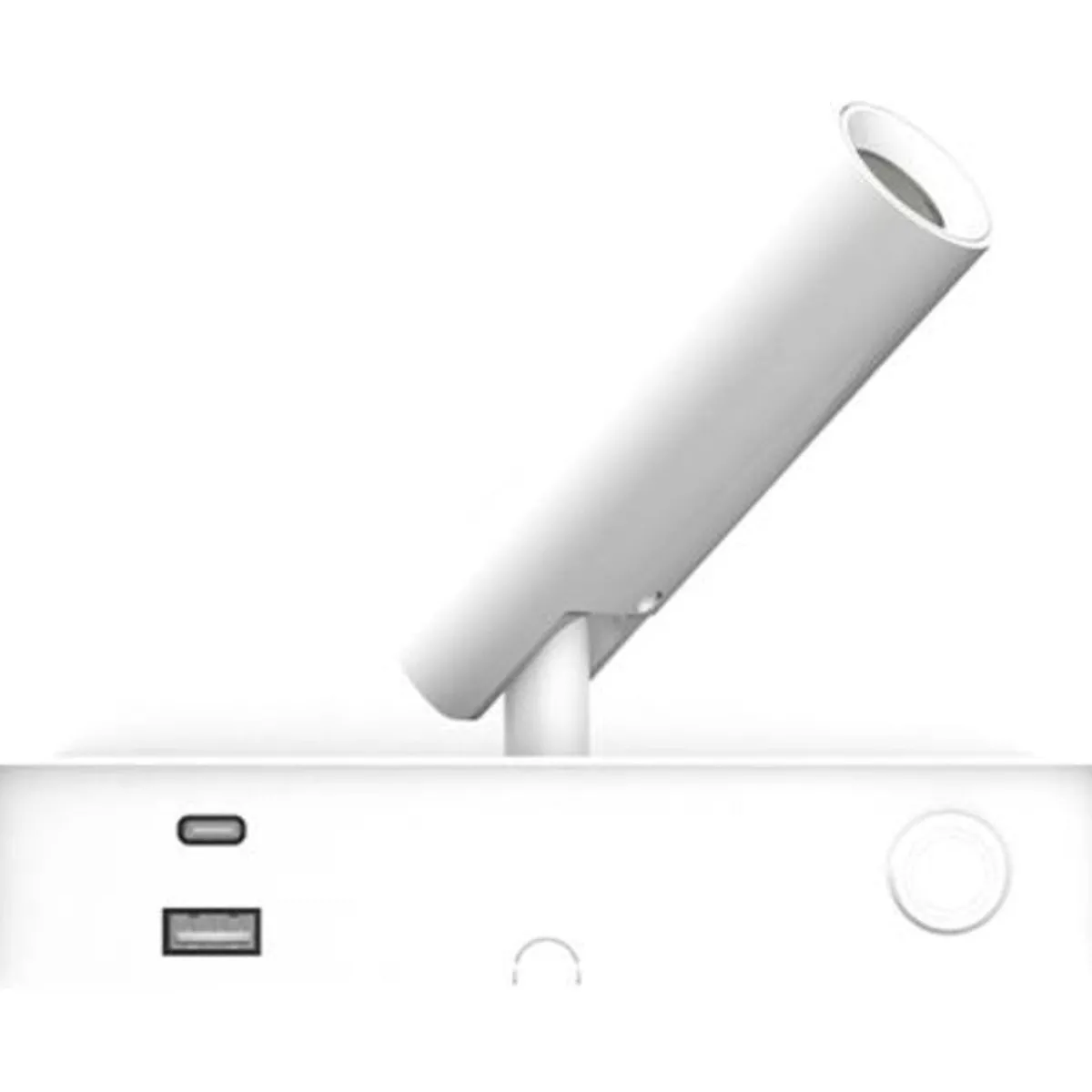 Leselamper|Vegglamper Med Usb>Aneta Lighting Bedside vegglampe 3W 2700 Kelvin med trådløs hurtig lader og USB A og C