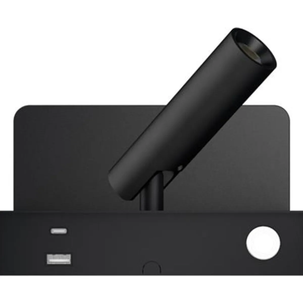 Leselamper|Vegglamper Med Usb>Aneta Lighting Bedside vegglampe 3W 2700 Kelvin med trådløs hurtig lader og USB A og C