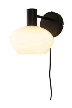 Interiørlamper>Aneta Lighting Bell vegglampe Svart / Opal