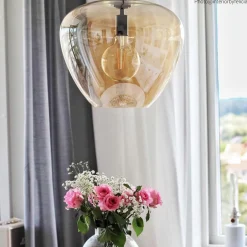 Kjøkkenbelysning Tak|Takpendler>By Rydens Bellissimo Grande taklampe - Amber