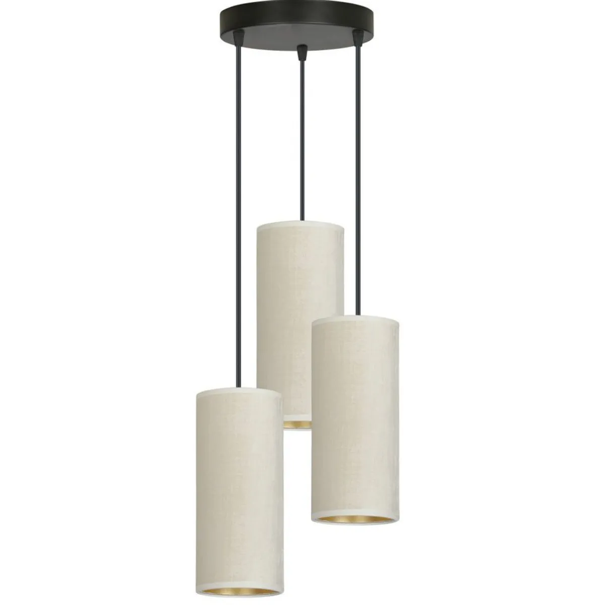 Kjøkkenbelysning Tak|Takpendler>Emibig Bente rondell takpendel 3 lys - Hvit