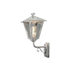 Utelamper Til Kystområder|Utelamper - Klassiske Vegglamper>Konstsmide Benu vegglampe opp - stål Galvanisert