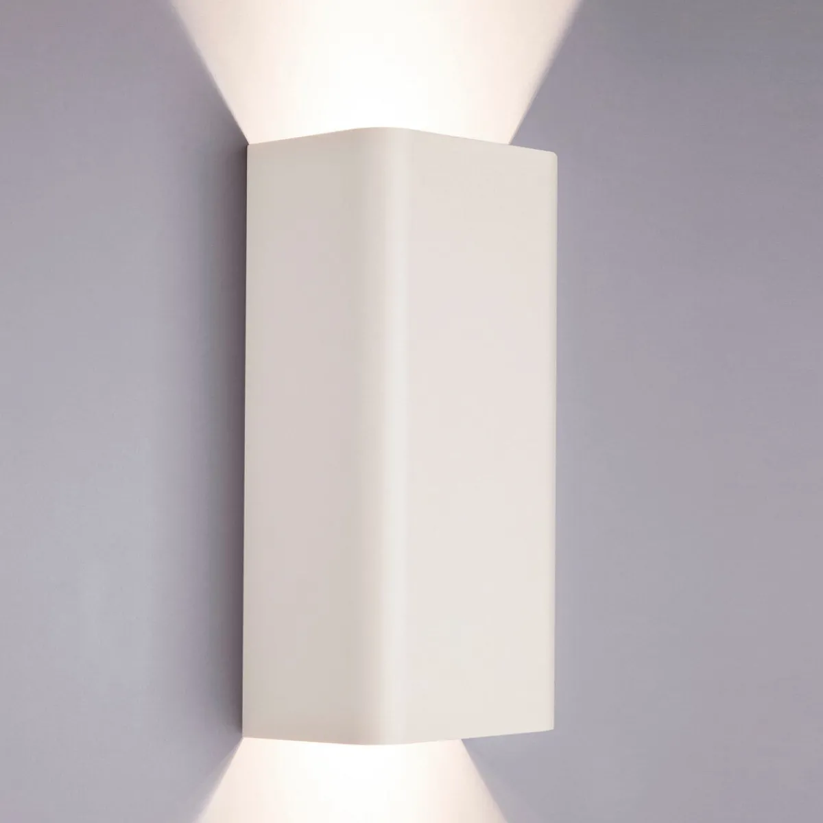 Vegglamper Med Opp/Ned Lys>Nowodvorski Bergen vegglampe opp/ned lys - Hvit