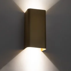 Vegglamper Med Opp/Ned Lys>Nowodvorski Bergen vegglampe opp/ned lys - farget Gull