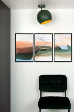 Kjøkkenbelysning Tak|Taklamper / Takplafonder>Lucide Bink taklampe 25 cm - Grønn