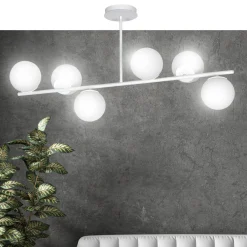 Kjøkkenbelysning Tak|Taklamper / Takplafonder>Emibig Bior 6 taklampe - Hvit/Opal hvit Hvit / Opal