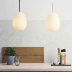 Kjøkkenbelysning Tak|Takpendler>Halo Designs Bodø takpendel 20 cm - hvit Opal