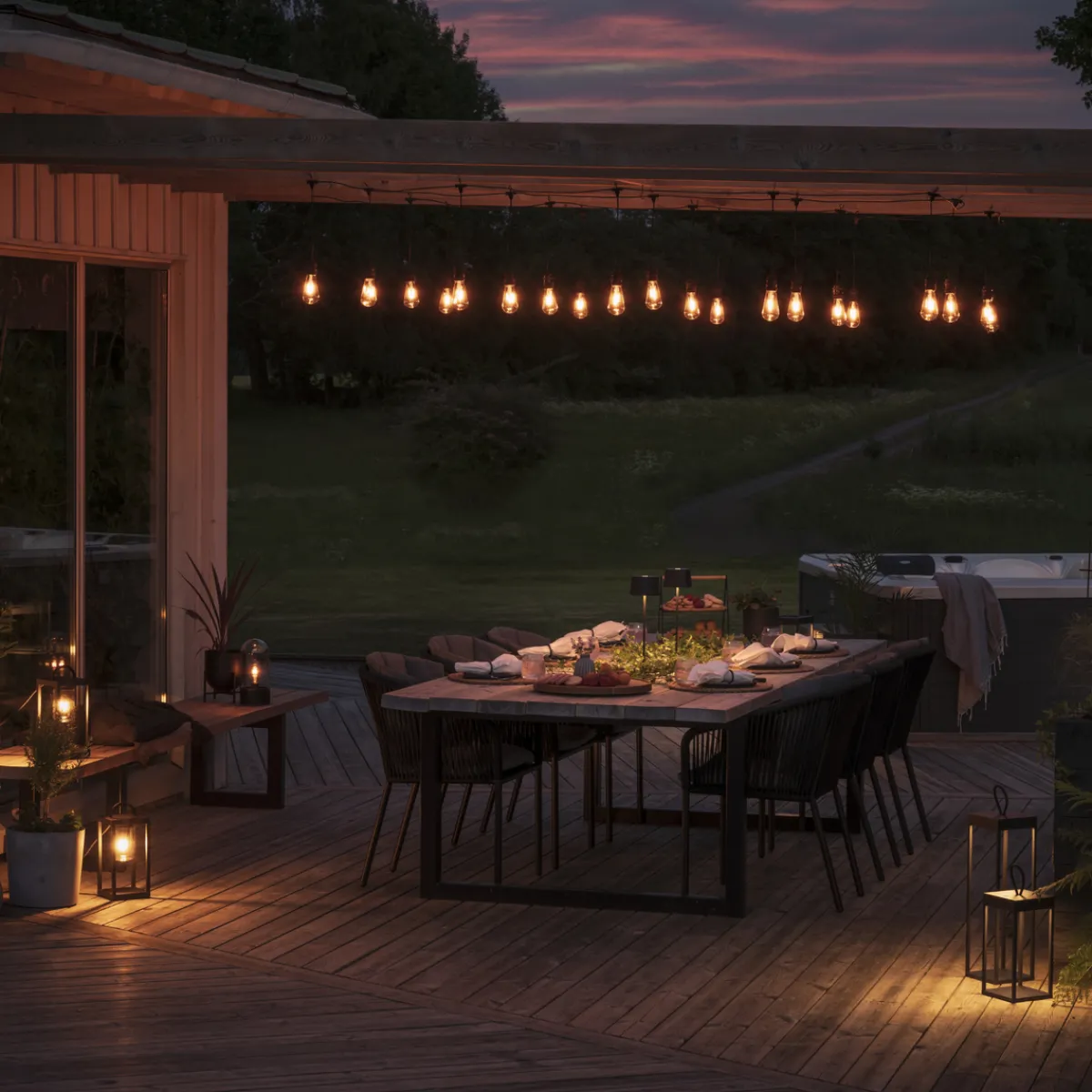 Lykter>Konstsmide Bologna lanterne 33 - Svart