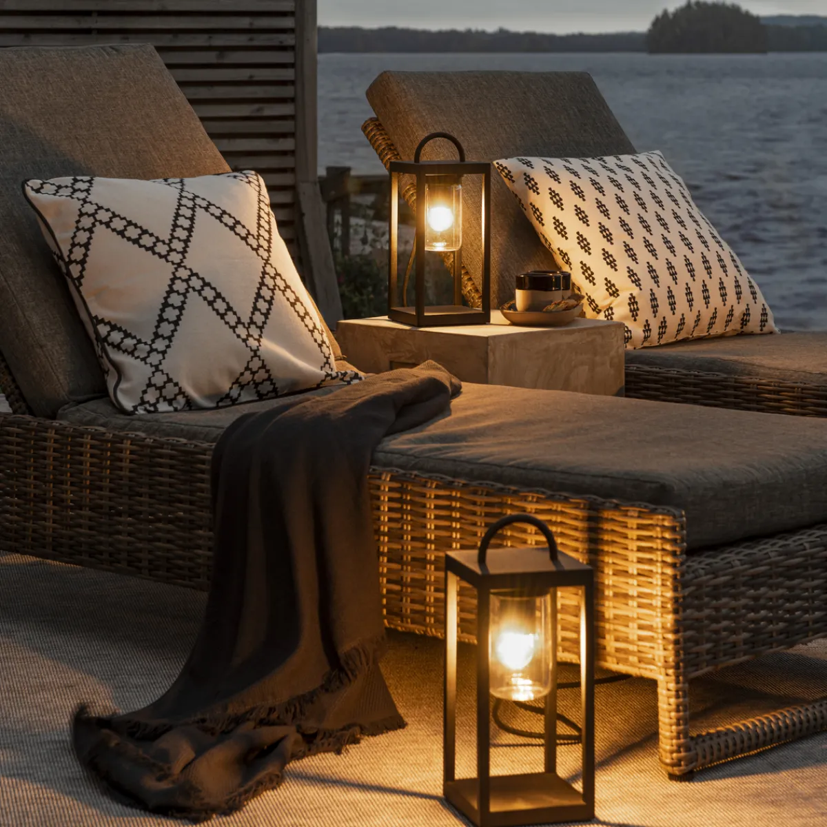 Lykter>Konstsmide Bologna lanterne 33 - Svart