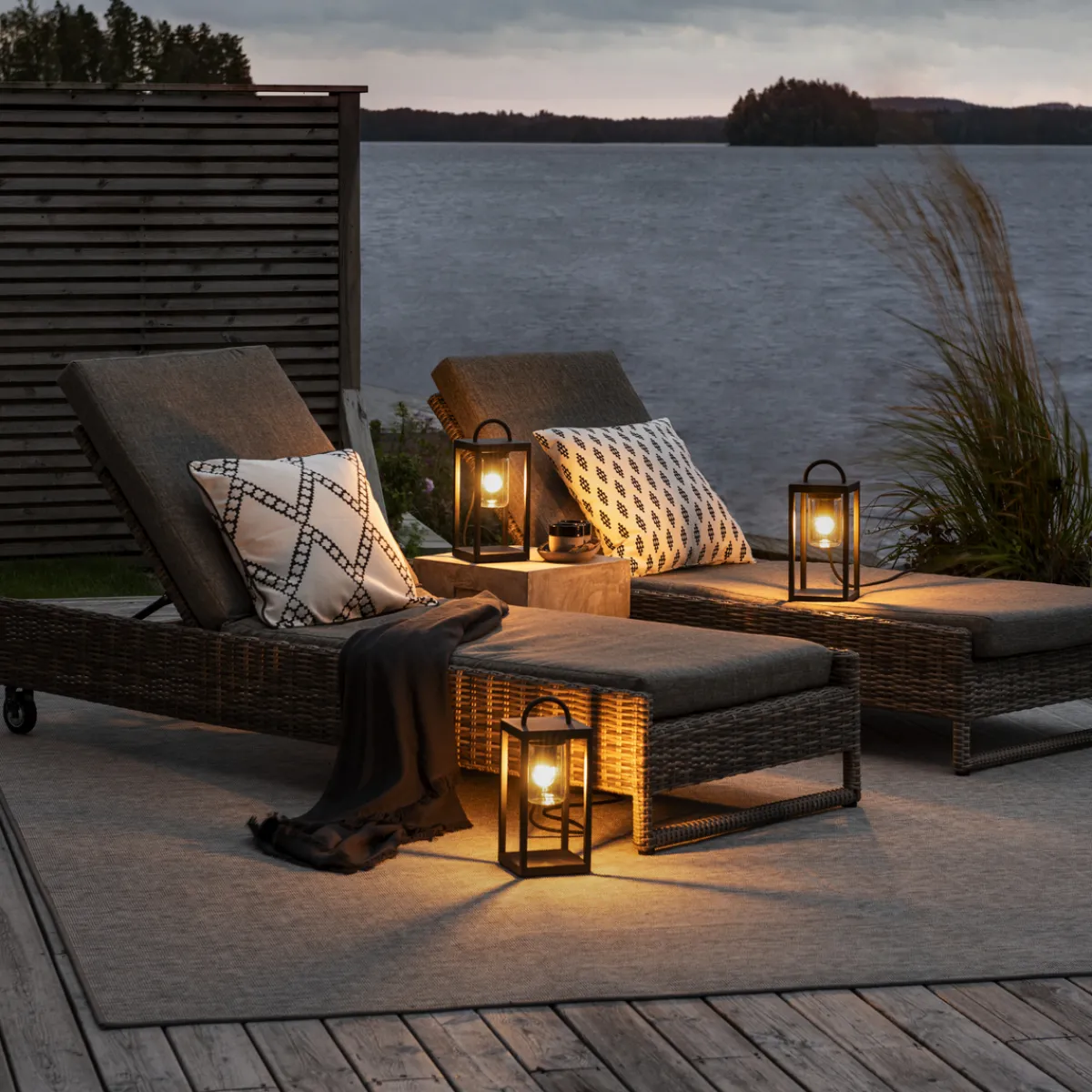 Lykter>Konstsmide Bologna lanterne 33 - Svart