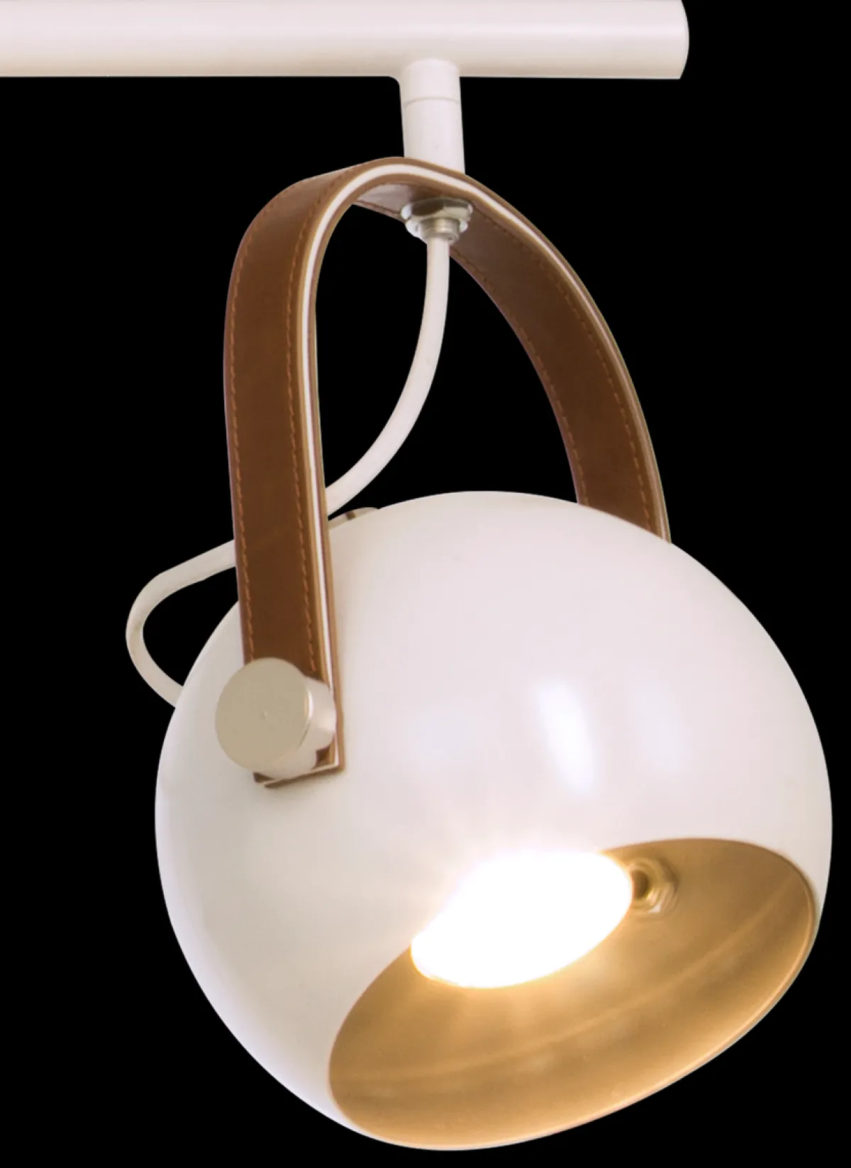 Kjøkkenbelysning Tak|Taklamper / Takplafonder>Aneta Lighting Bow taklampe - Hvit/Brun Svart