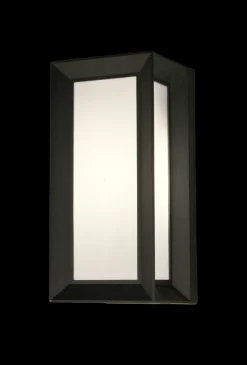 Utelamper - Klassiske Vegglamper>Aneta Lighting Box vegglampe utendørs IP44 E27 - Mørk Grå