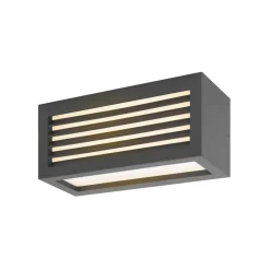 Utelamper Med Opp/Ned Lys>Slv Box vegglampe utendørs 19W 3000 Kelvin IP54 Antrasitt